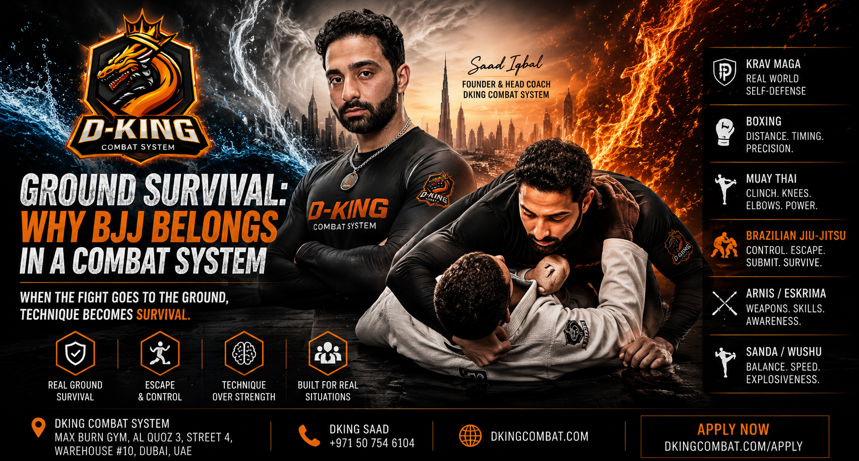 Ground Survival - Why BJJ Belongs in a Combat System
