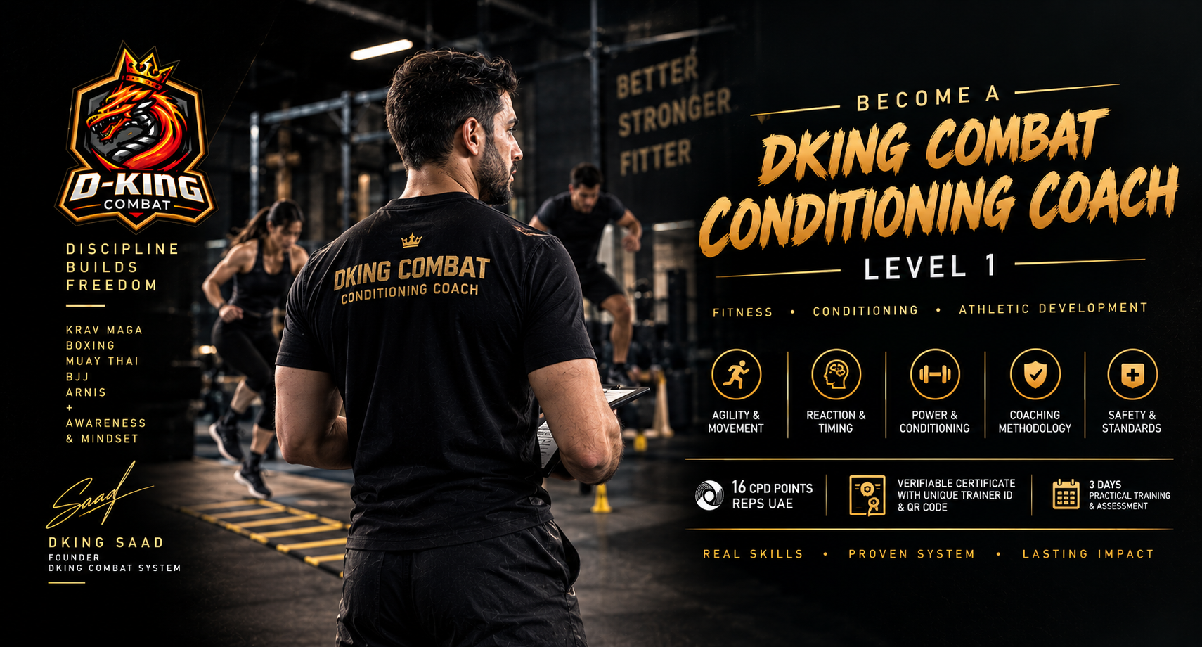 Why Become a DKing Combat Conditioning Coach (Level 1)