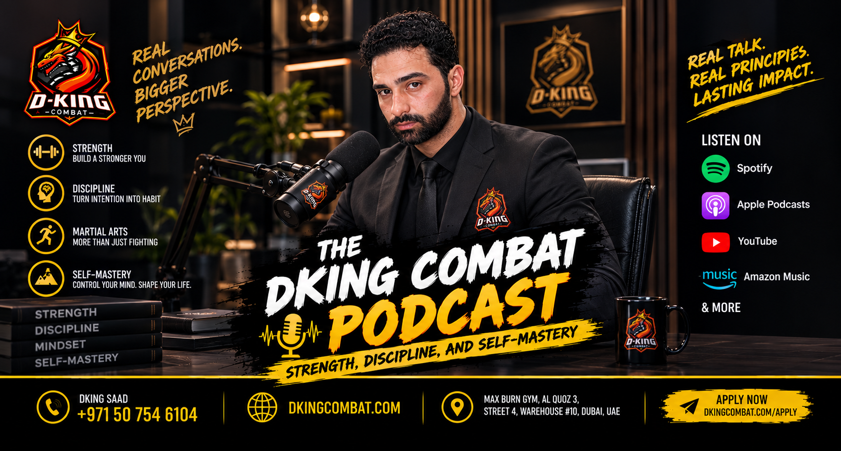 The DKing Combat Podcast - Strength, Discipline, and Self-Mastery
