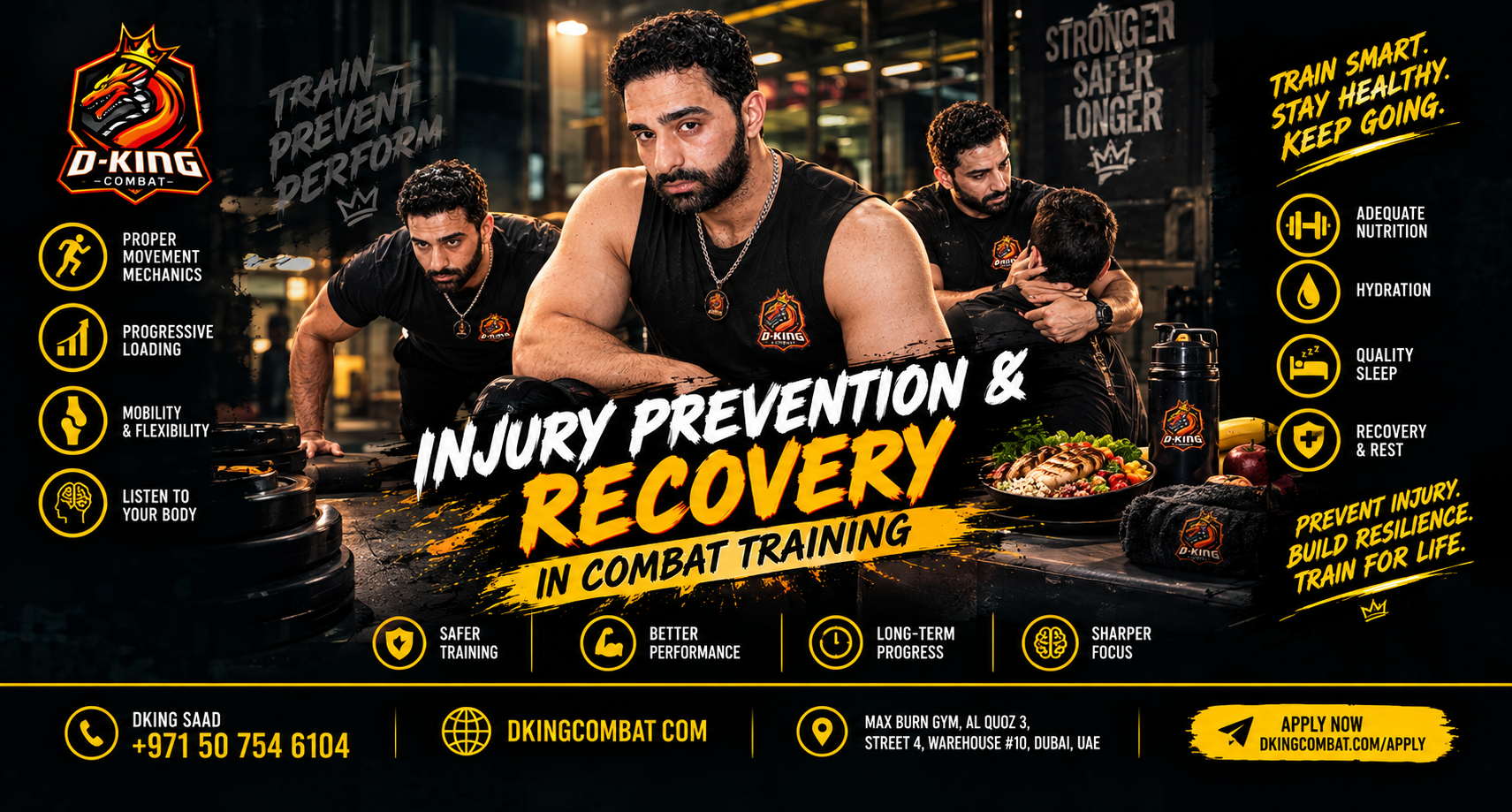 Injury Prevention and Recovery in Combat Training