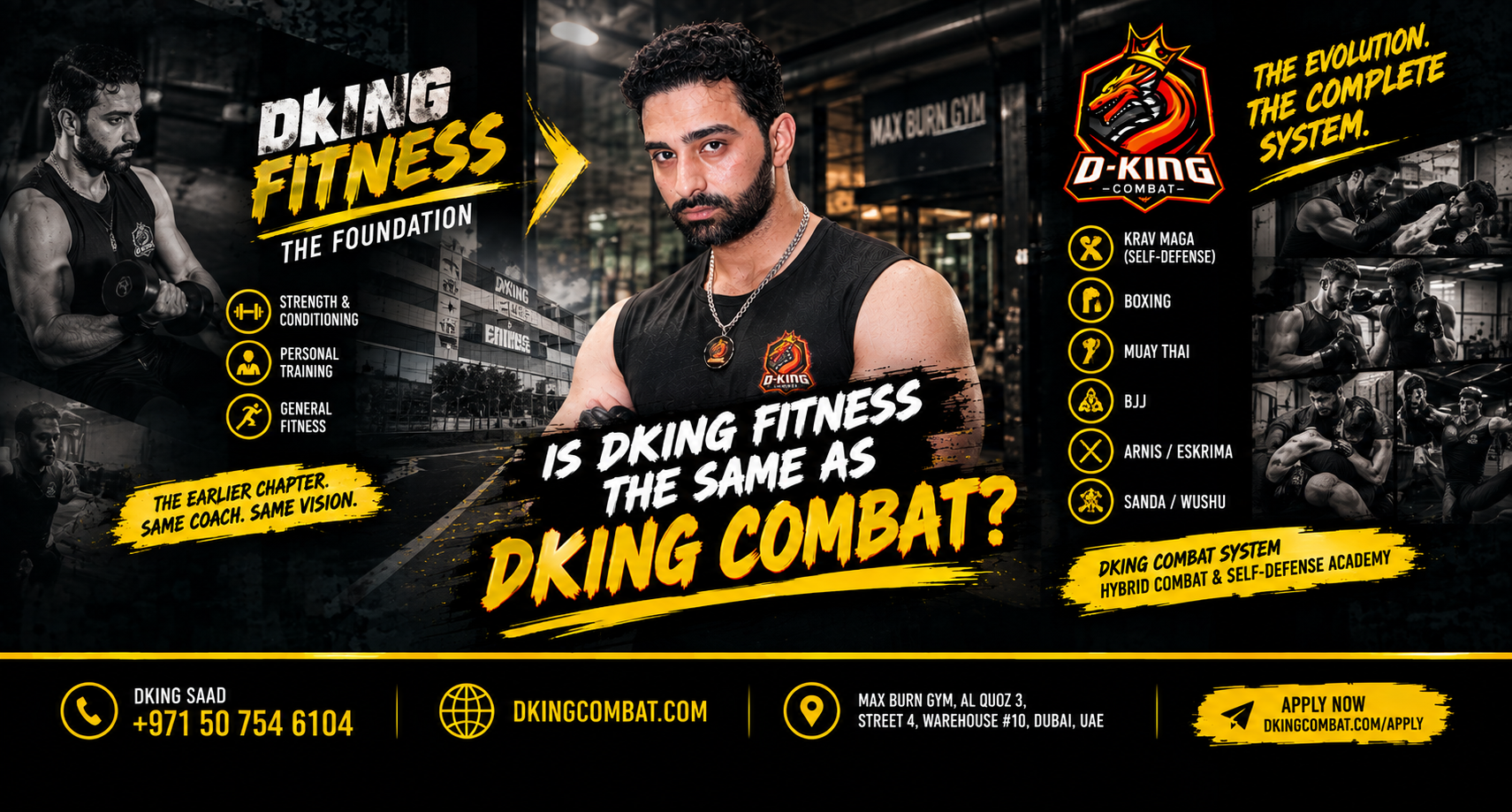 Is DKing Fitness the Same as DKing Combat?