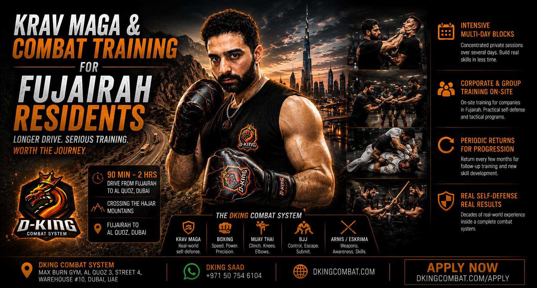 Krav Maga and Combat Training for Fujairah Residents