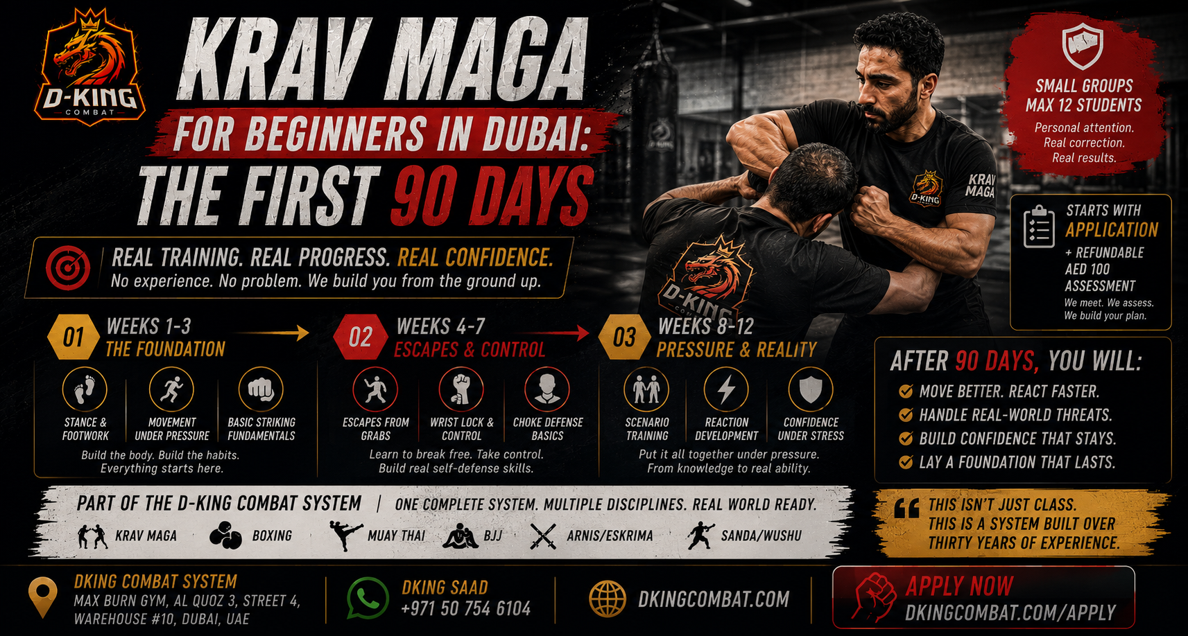 Krav Maga for Beginners in Dubai - The First 90 Days