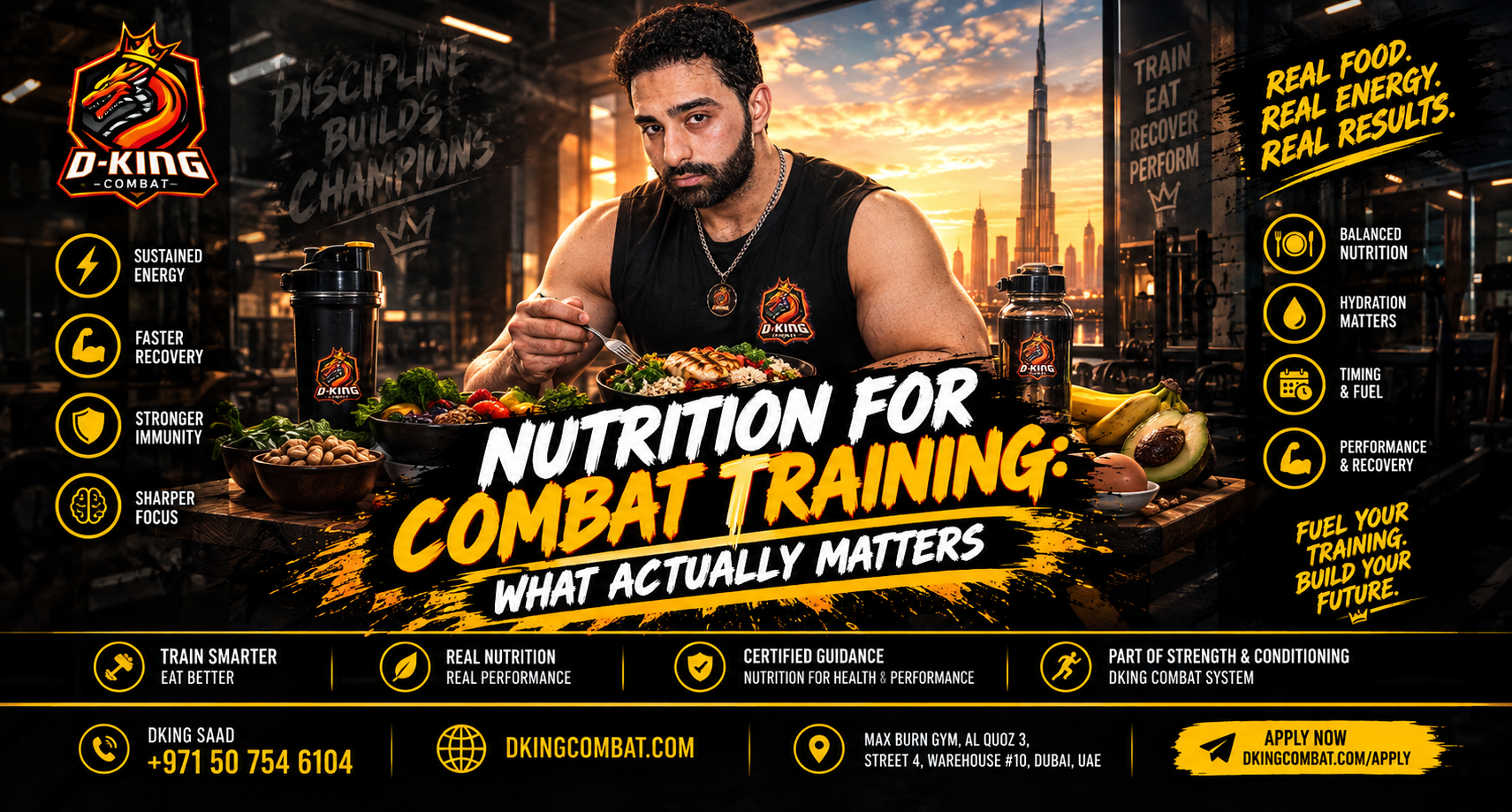 Nutrition for Combat Training - What Actually Matters