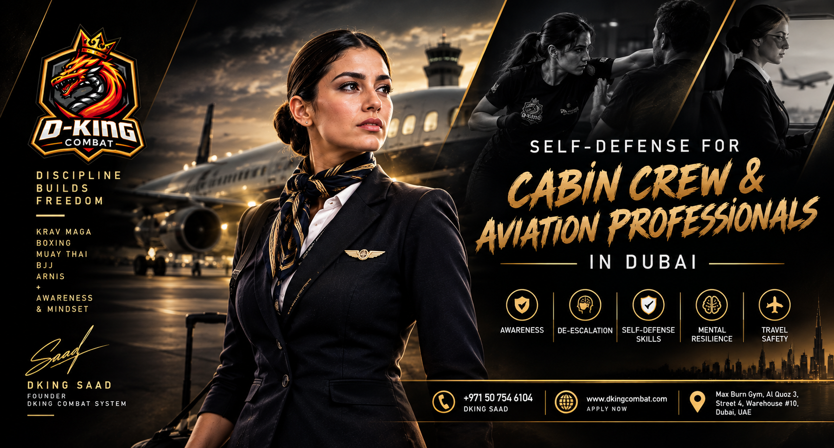Self-Defense for Cabin Crew and Aviation Professionals in Dubai