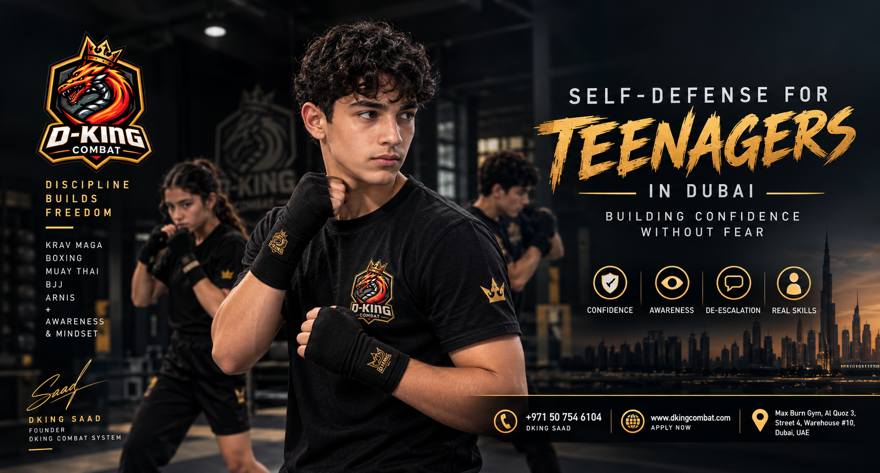 Self-Defense for Teenagers in Dubai - Building Confidence Without Fear