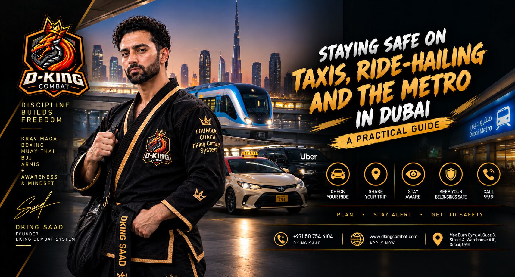 Staying Safe on Taxis, Ride-Hailing and the Metro in Dubai: A Practical Guide